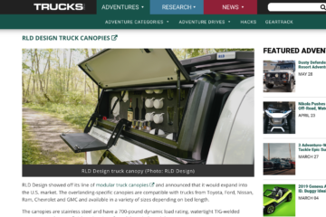 RLD Truck Canopy featured on trucks.com