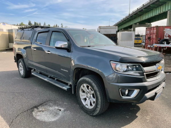 RLD Stainless Cap Chevrolet Colorado Long Bed Gray